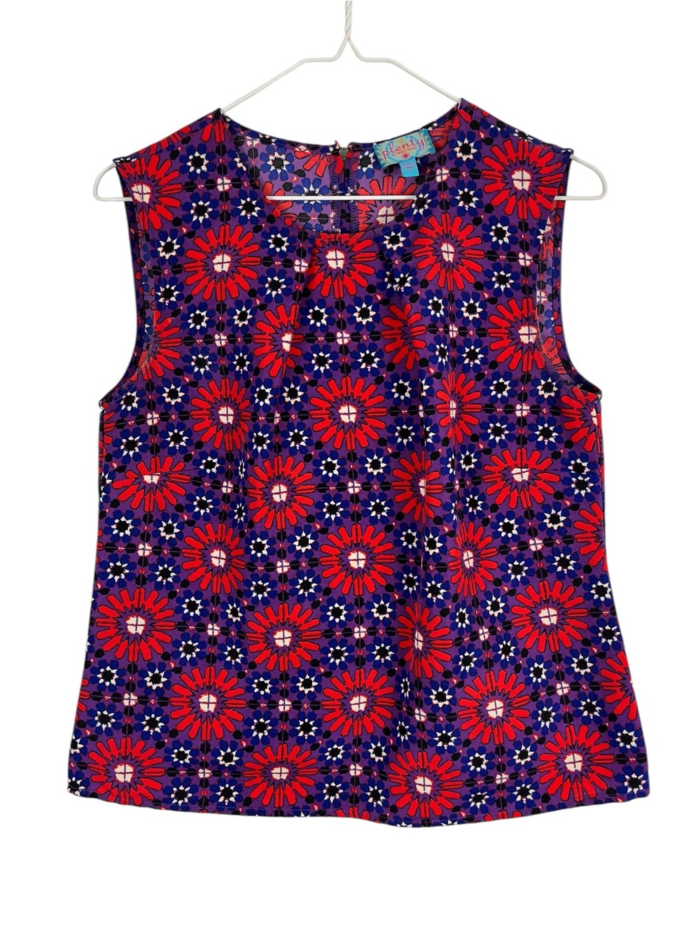 Anthropologie Plenty by Tracy Reese Floral Sleeveless Top Size Small